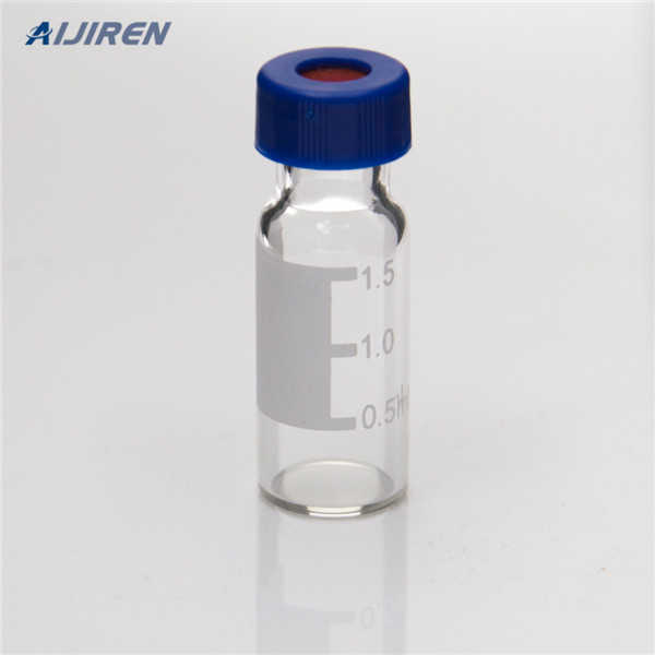 chemical test screw cap chromatography vials